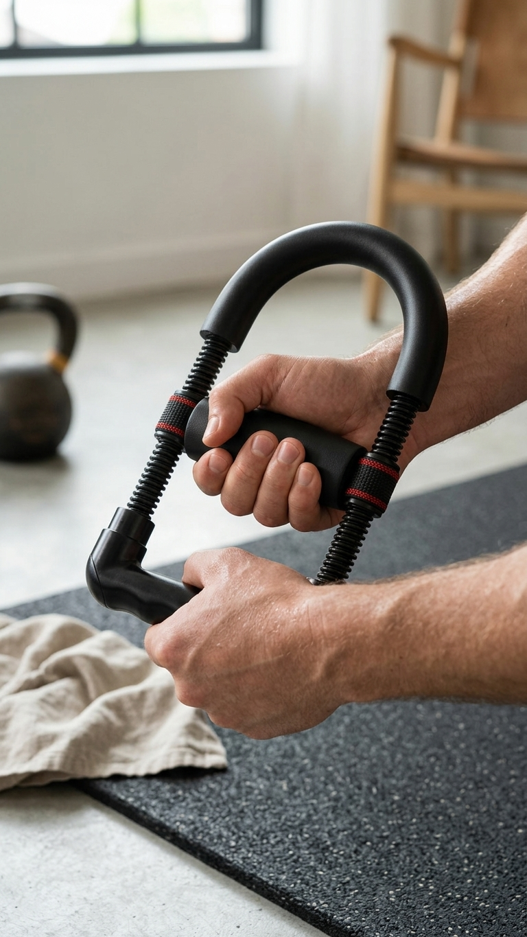 DynaGrip™ — Grip, Poignets & Avant-Bras en 10 min/jour